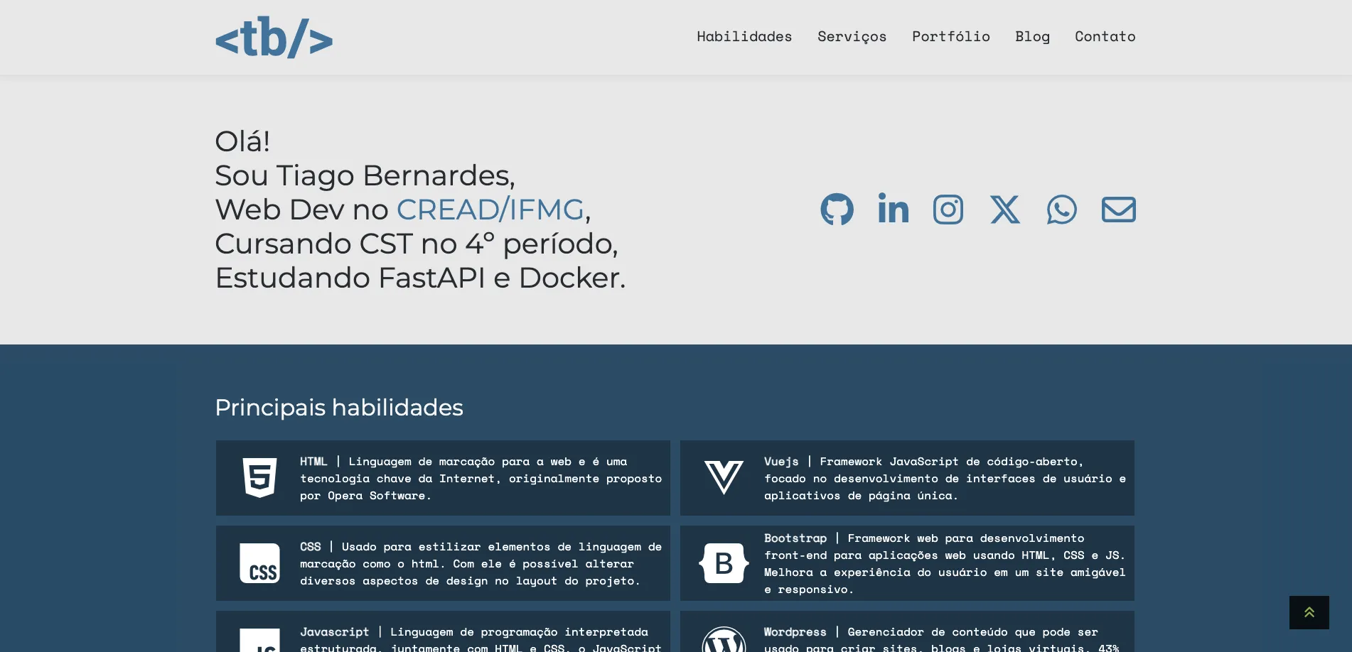 Site Tiago Bernardes